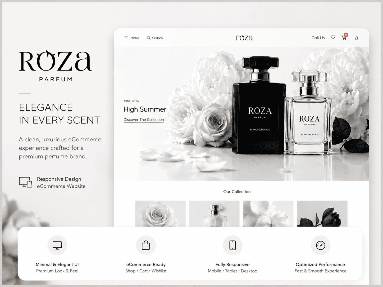 Roza Fragrance - Project Screenshot